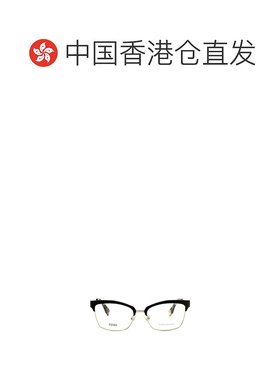 香港直邮FENDI 女士眼镜 FF0052MNX AW2021 黑色