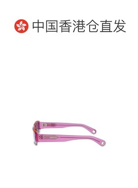 1h可退 香港直邮潮奢 Jacquemus 女士 多晶石橙色醋纤太阳眼镜 LE