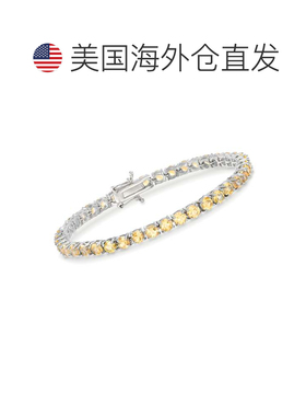 自营Ross-Simons Amethyst Tennis Bracelet in Sterling Silver