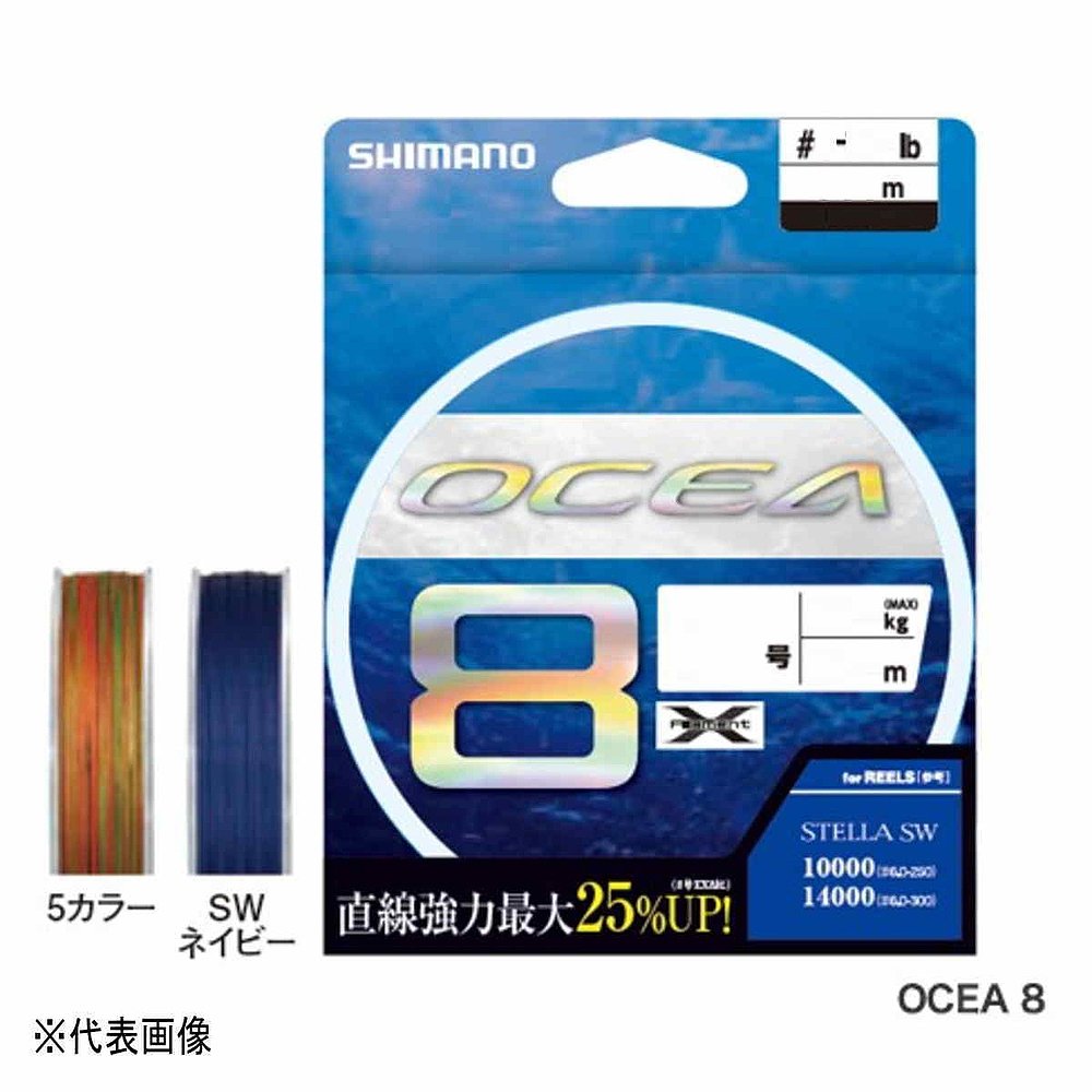 日本直邮Shimano PE Line Osea 8 LD-A81S 400m 8.0 号 5 色 - 图2