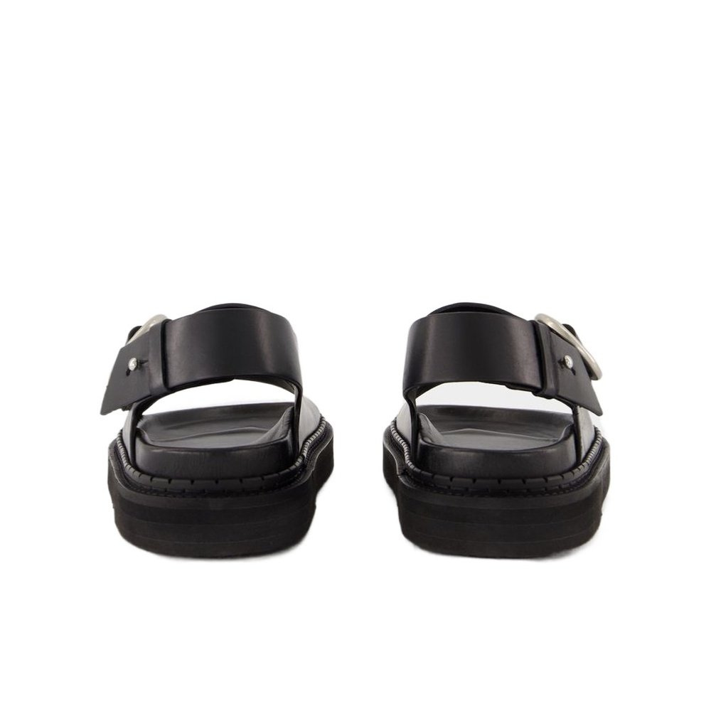 Ami Paris 男士凉鞋 USV303AL0097001 SS2025 黑色,淘宝优惠券,粉丝福利购,淘宝优惠卷