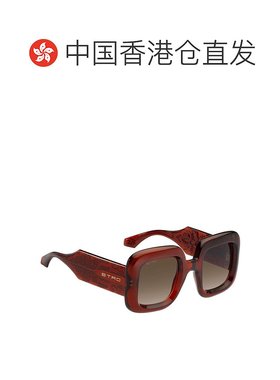 1h可退 香港直邮ETRO 女士太阳镜 ETRO0015S2LFHA CO 酒红色配饰