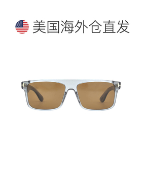 自营Tom Ford Philippe Brown Browline Men's Sunglasses FT0999