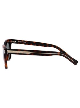 SAINT LAURENT 男士眼镜 SL712003 AW2024 黑色 徽标太阳镜