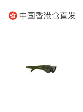 香港直邮GUCCI 女士眼镜 GG1779S007 SS2025 古驰 绿色猫眼太阳镜