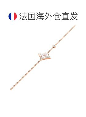 自营欧洲直邮LV路易威登 Color Blossom女士玫瑰金老花花朵图案手