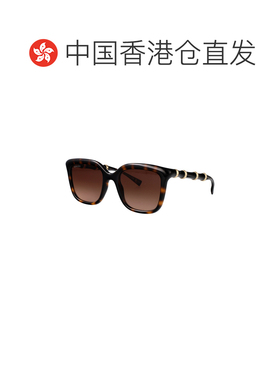香港直邮GUCCI 女士眼镜 GG2058S002 SS2026 棕色 几何框太阳镜