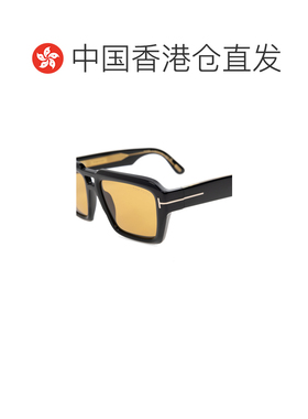 香港直邮TOM FORD 男士眼镜 FT120201E AW2025 黄色 矩形太阳镜