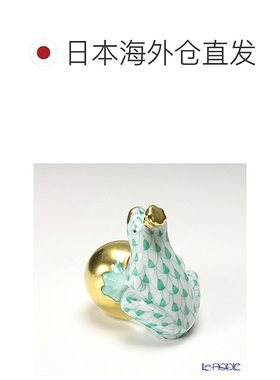 日本直邮HEREND 娃娃 15369-0-00 VHV 青蛙王 4 厘米绿色 VH 系列