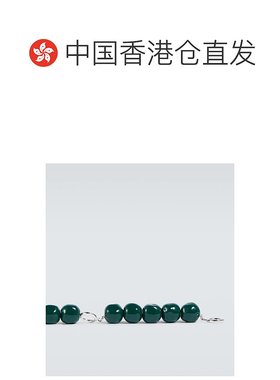 1h可退 香港直邮Jil Sander 吉尔 桑达 男士 珠饰项链 grey灰色