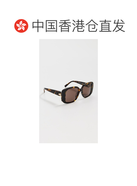 1h可退 香港直邮Tory Burch 托里 伯奇 女士 穿孔大号方框太阳眼