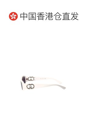 香港直邮GUCCI 女士眼镜 GG1661S003 CO 古驰白色太阳镜