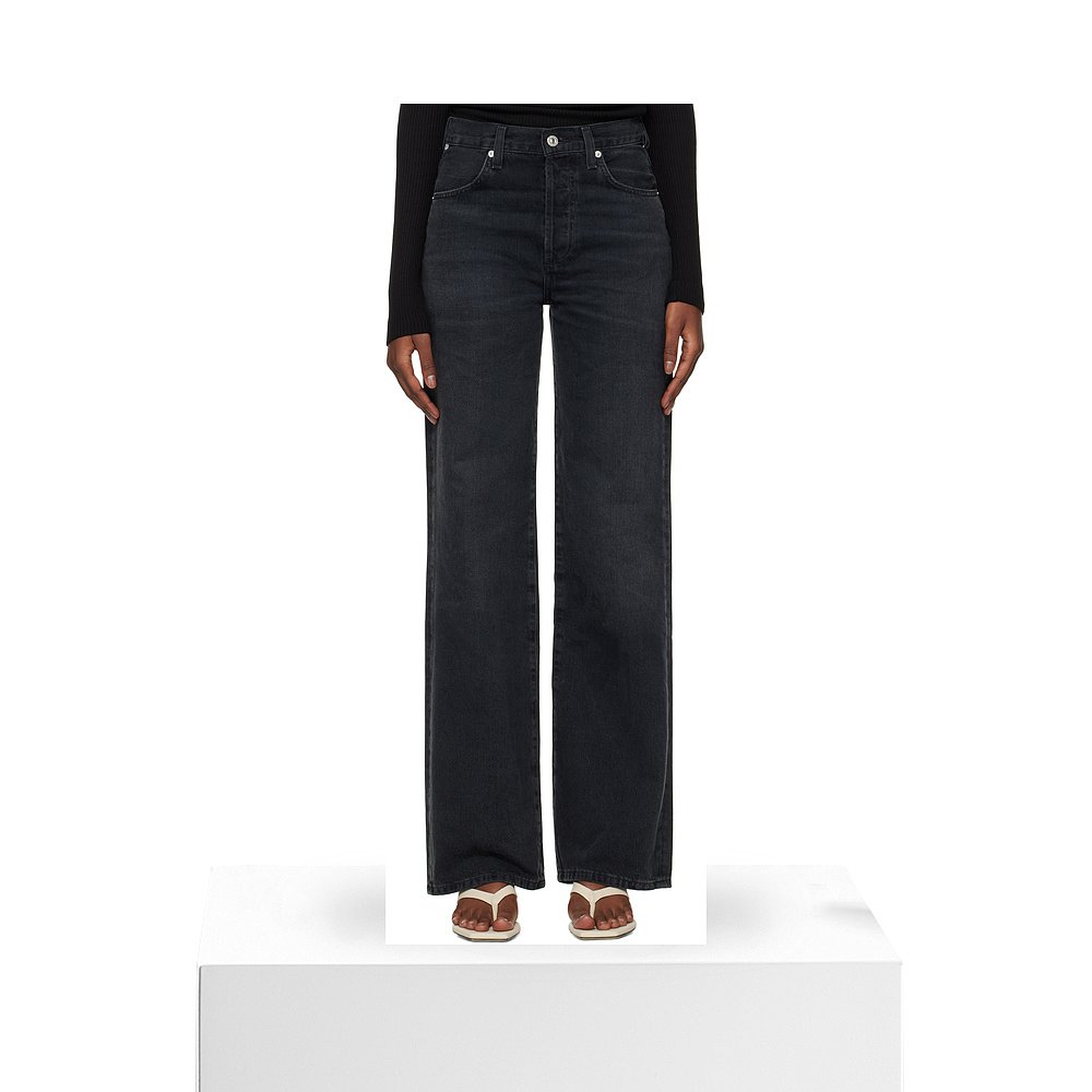 1h可退 潮奢 Citizens Of Humanity 女士 黑色 Annina High Rise - 图3