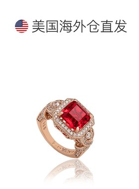 自营Suzy Levian Sterling Silver White Assher Cubic Zirconia