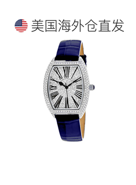 自营Christian Van Sant Women's Chic Silver Tonneau 36mm - si