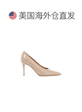 自营Gianvito Rossi Calfskin High Heel Women's Pumps - beige