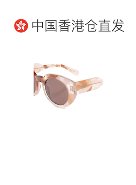 1h可退 香港直邮CHLOÉ 女士眼镜 CH0311S0004 CO 棕色 全框太阳镜