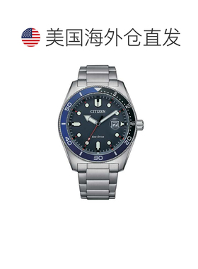 自营Citizen Men's Classic 43mm Solar Powered Quartz Eco-Driv
