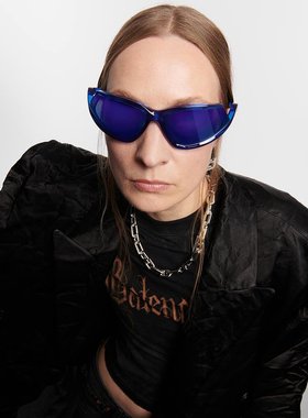 Balenciaga 巴黎世家 女士 Xpander 边椭圆形太阳眼镜 000895
