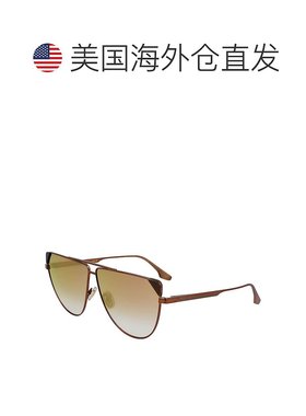 自营Victoria Beckham Metal Women's Sunglasses - brown 美国奥