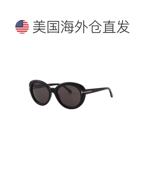 自营Tom Ford Women's Lily 55mm Sunglasses - black 美国奥莱直