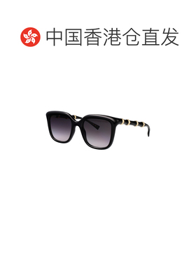 1h可退 香港直邮GUCCI 女士眼镜 GG2058S001 CO 黑色 几何框太阳