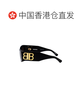香港直邮BALENCIAGA 女士眼镜 BB0360S005 SS2025 黑色巴黎世家
