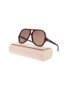 CHLOÉ 女士太阳镜 CH0289S0002 CO 酒红色 Sunglasses Salomé