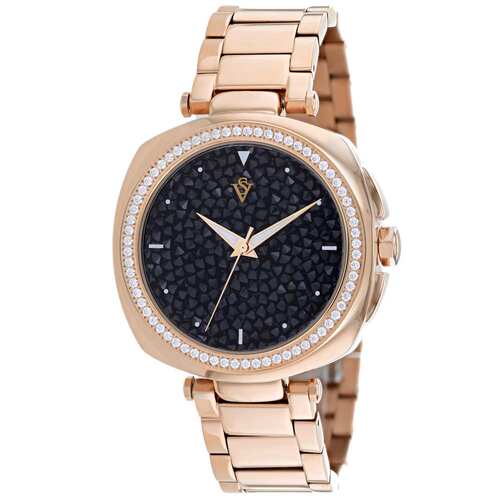 自营Christian Van Sant Women's Mirabella Black Round 40mm - - 图0