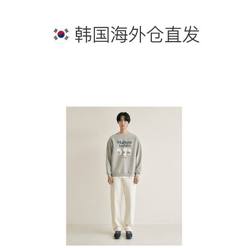 韩国直邮WAIKEI韩国小众设计师狗狗图案时尚日常裤子YK20SSPT01 - 图1