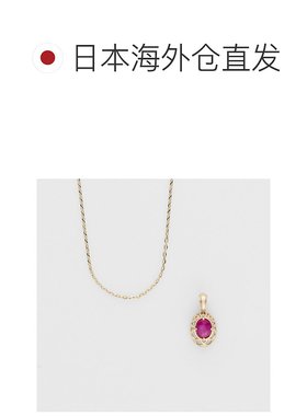 日潮直邮agete阿卡朵限定诞生石项链【7月红宝石】生日