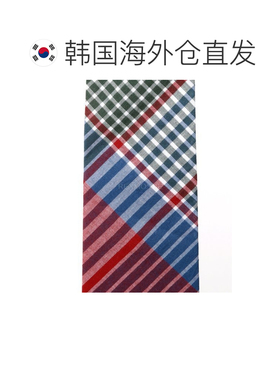 韩国直邮Engineered Garments 领带 红色/绿色棉质大马德拉斯格子