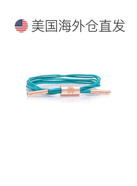 自营Rastaclat 原创手工组装绿松石露西多蕾丝女式可调节手链 蓝