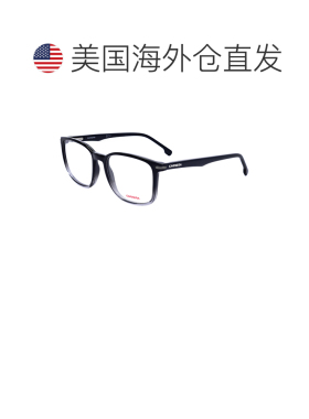 自营Carrera Men's 53 mm Black Opticals - black grey 美国奥莱