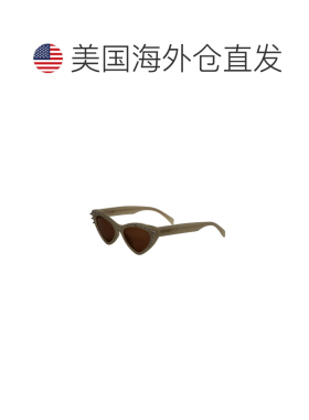 自营Moschino女式52毫米白色太阳镜-白色 美国奥莱直发