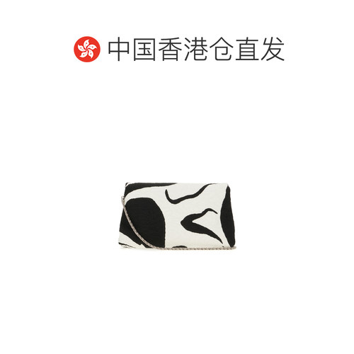 香港直邮Dries Van Noten 德赖斯 范诺顿 女士 Two-tone 布织手包 - 图1