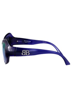 BALENCIAGA 女士眼镜 BB0353S004 CO 蓝色 蝴蝶太阳眼镜