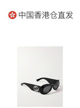 1h可退 香港直邮Gucci 古驰 女士 黑色 Fifth Avenue 太阳镜 GG16