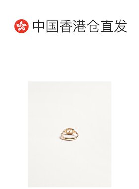 香港直邮VALENTINO 女士戒指 WJ0BI2YCW9MN SS2025 金色 椭圆形戒