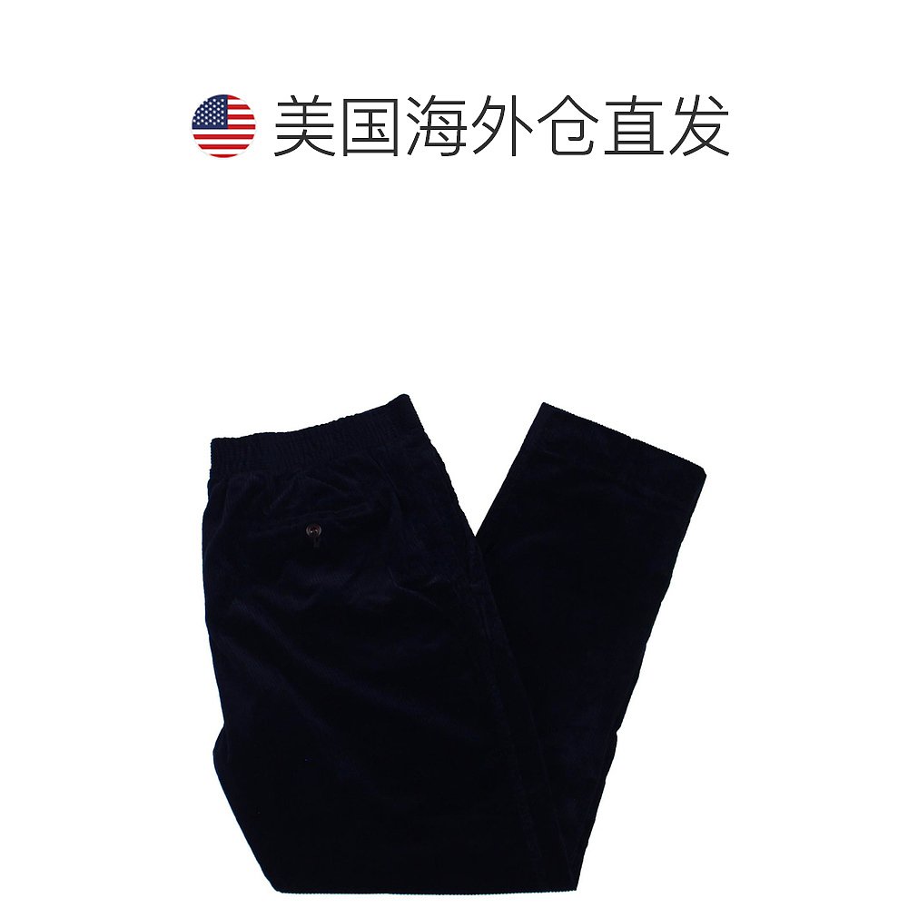 polo ralph lauren男士灯芯绒抽绳长裤 - 海军蓝 【美国奥莱】直