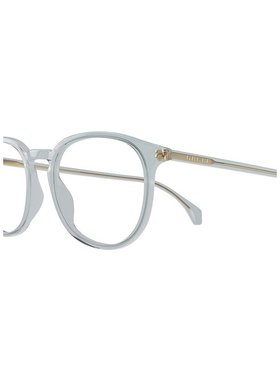 GUCCI 男士眼镜 GG0551O013 SS2025 灰色 圆框平光镜