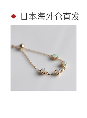 日本直邮cui-cui 女士 10K黄金欧泊石链式戒指 756867
