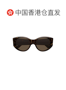 香港直邮BALENCIAGA 女士眼镜 BB0455S002 SS2026 咖啡色 全框太