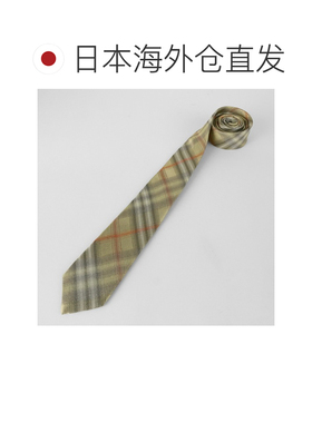 日本直邮BURBERRY 博柏利领带 男士卡其色 马恩斯顿系列 8120665