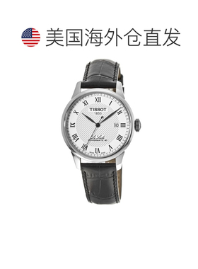 自营Tissot Le Locle Silver Dial Black Leather Men's Watch T4