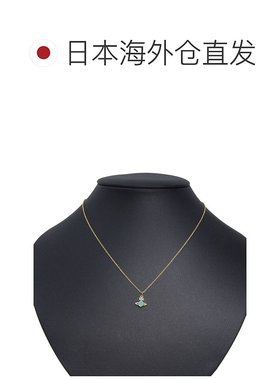 日本直邮Vivienne Westwood 女士项链 金色 x 蓝色 LONDON ORB 吊