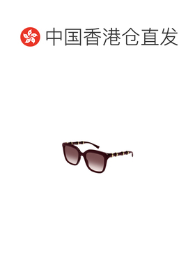 香港直邮GUCCI 女士眼镜 GG2058S003 CO 棕色 几何框太阳镜
