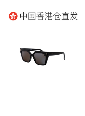香港直邮TOM FORD 女士眼镜 FT103001D AW2025 灰色 几何框太阳镜