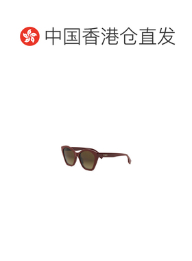 1h可退 香港直邮FENDI 女士眼镜 192337228759BORDEAUX AW2025 棕