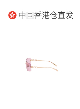 1h可退 香港直邮GUCCI 女士眼镜 GG2038S004 CO 粉红色 无边框太
